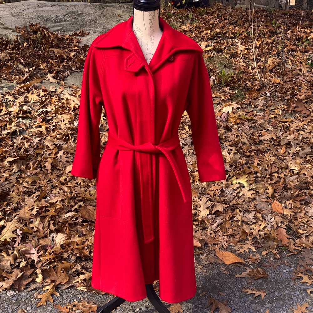 Vintage Stevens Forstmann fabric coat